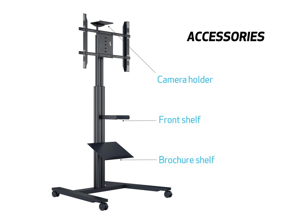Multibracket M6102 Мобильная моторизированная стойка для ЖК-панели 30-60 Multibracket M6102 Мобильная моторизированная стойка для ЖК-панели 30-60