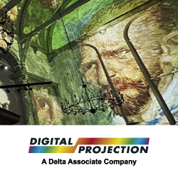 Digital Projection создает 360° шедевр для выставки «Винсент встречает Рембрандта»