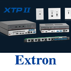Extron представляет плату XTP II CP 4o HD AT 4K PLUS со встроенным выходом Dante