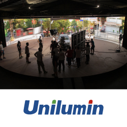 Впервые съемки сцены автомобильной погони сняты на фоне LED экрана Unilumin