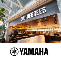 Yamaha поддерживает теплую атмосферу в ресторане 800° Degrees