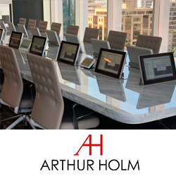 Мониторы Arthur Holm в офисе Национальной нефтяной компании ENAP, Чили