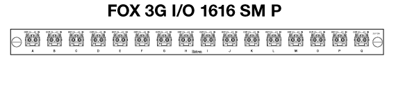 FOX 3G I/O 1616 SM P Чертеж FOX 3G I/O 1616 SM P Чертеж