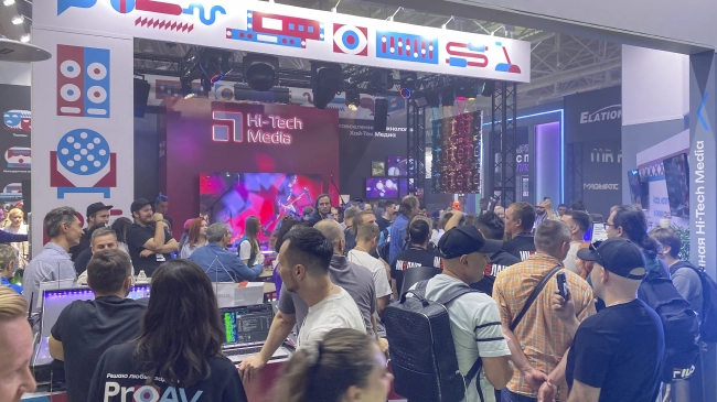 На стенде Hi-Tech Media,участника выставки Light+Audio Tec-2024, фото-2 На стенде Hi-Tech Media,участника выставки Light+Audio Tec-2024, фото-2