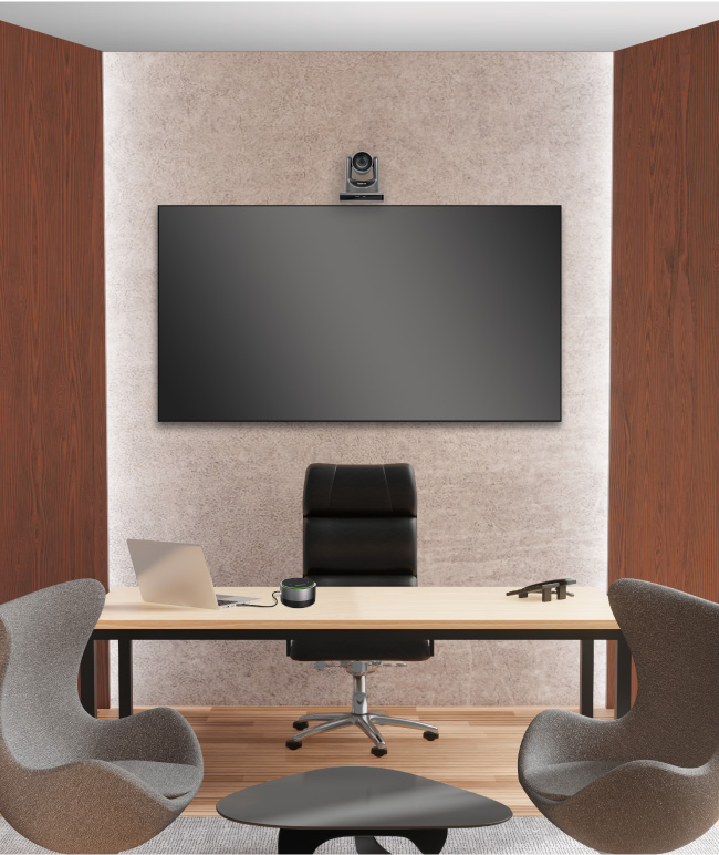 Huddle small Set #6, малая переговорная, решение 3 Huddle small Set #6, малая переговорная, решение 3