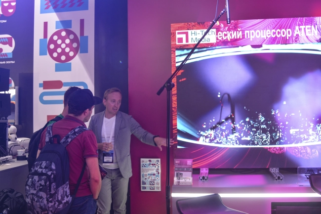 На стенде Hi-Tech Media,участника выставки Light+Audio Tec-2024, фото-34 На стенде Hi-Tech Media,участника выставки Light+Audio Tec-2024, фото-34