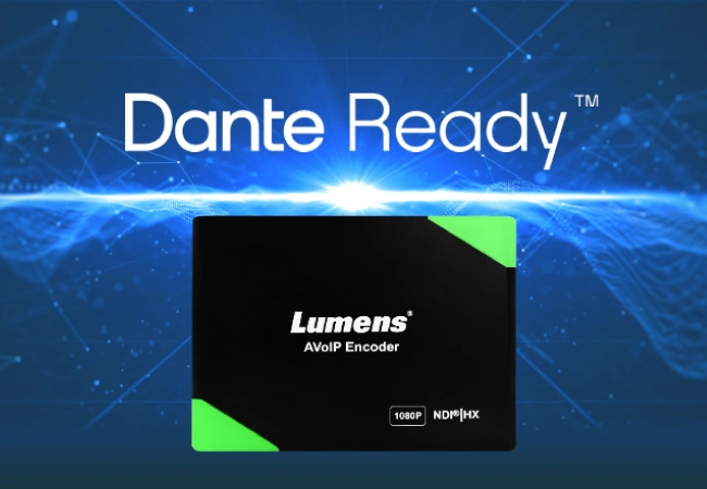 Lumens OIP-N40E готов к работе с Dante Lumens OIP-N40E готов к работе с Dante