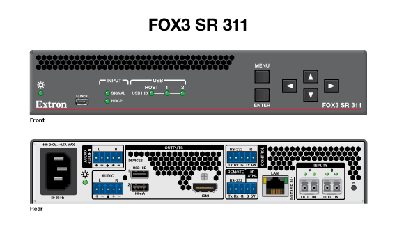 Extrov FOX3 SR 311 чертеж Extrov FOX3 SR 311 чертеж