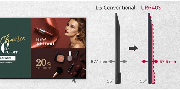 lg-86UR640S Улучшенный дизайн с малой глубиной lg-86UR640S Улучшенный дизайн с малой глубиной