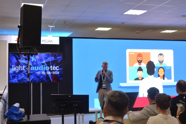 На стенде Hi-Tech Media,участника выставки Light+Audio Tec-2024, фото-10 На стенде Hi-Tech Media,участника выставки Light+Audio Tec-2024, фото-10