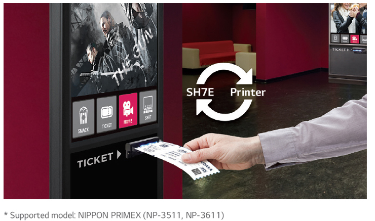 LG 43SH7E поддержка термопринтера LG 43SH7E поддержка термопринтера