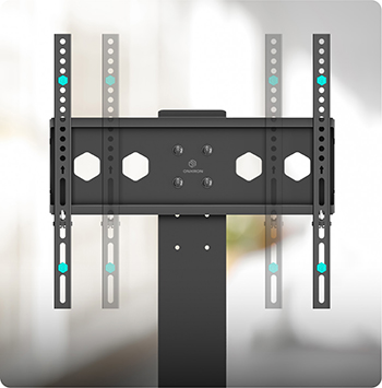 Onkron TS1140, различные варианты крепления VESA Onkron TS1140, различные варианты крепления VESA