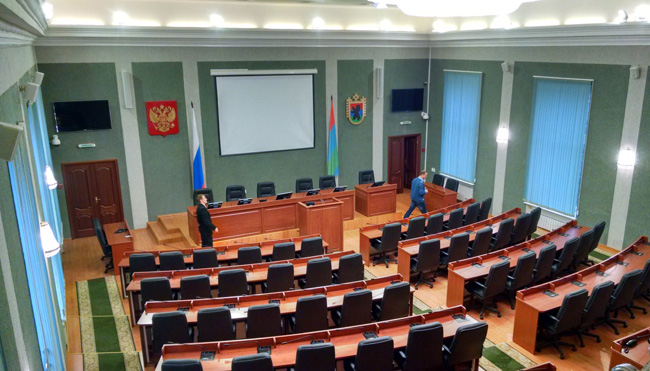 конференц-зал Законодательного Собрания Республики Карелия г. Петрозаводск