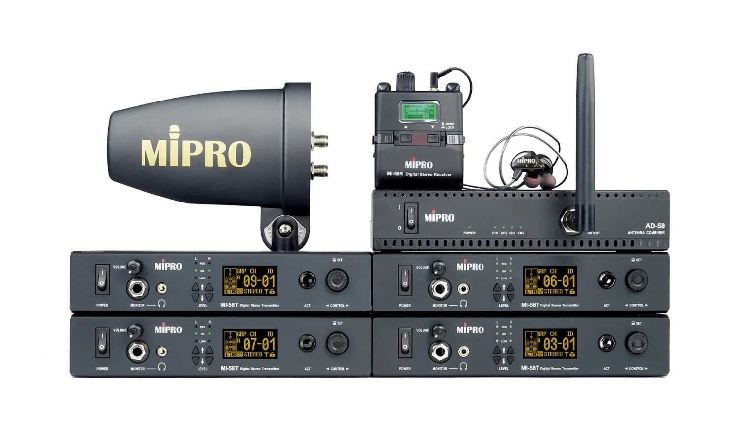 Mipro Mi-58 система персонального мониторинга Mipro Mi-58 система персонального мониторинга