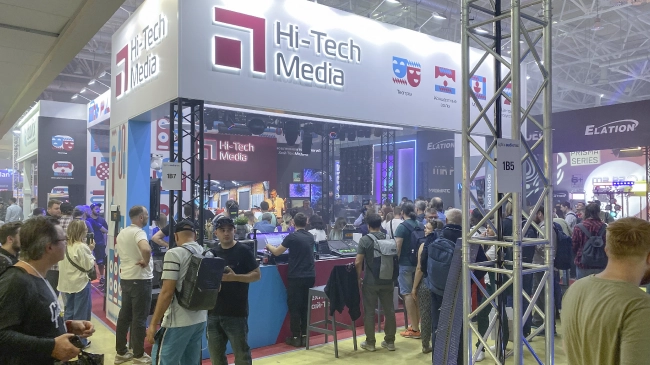 На стенде Hi-Tech Media,участника выставки Light+Audio Tec-2024, фото-6 На стенде Hi-Tech Media,участника выставки Light+Audio Tec-2024, фото-6