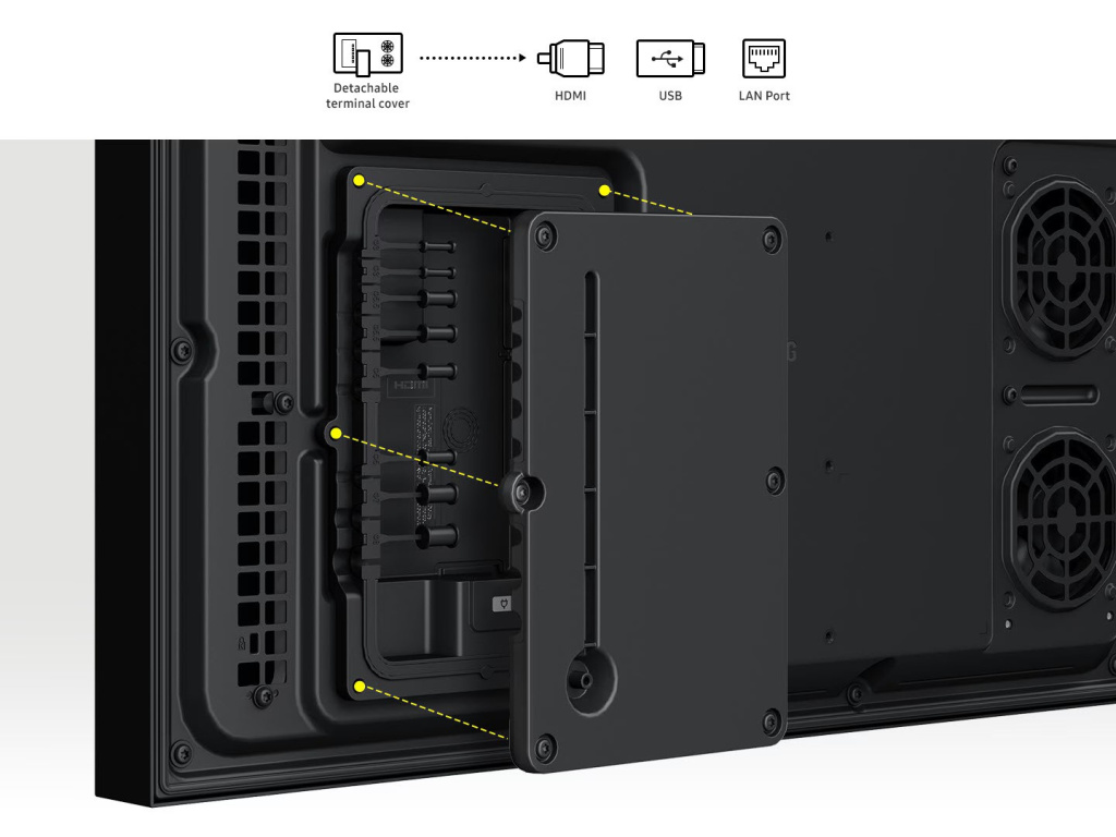 Удобное подключение и установка -Samsung OH24B Удобное подключение и установка -Samsung OH24B