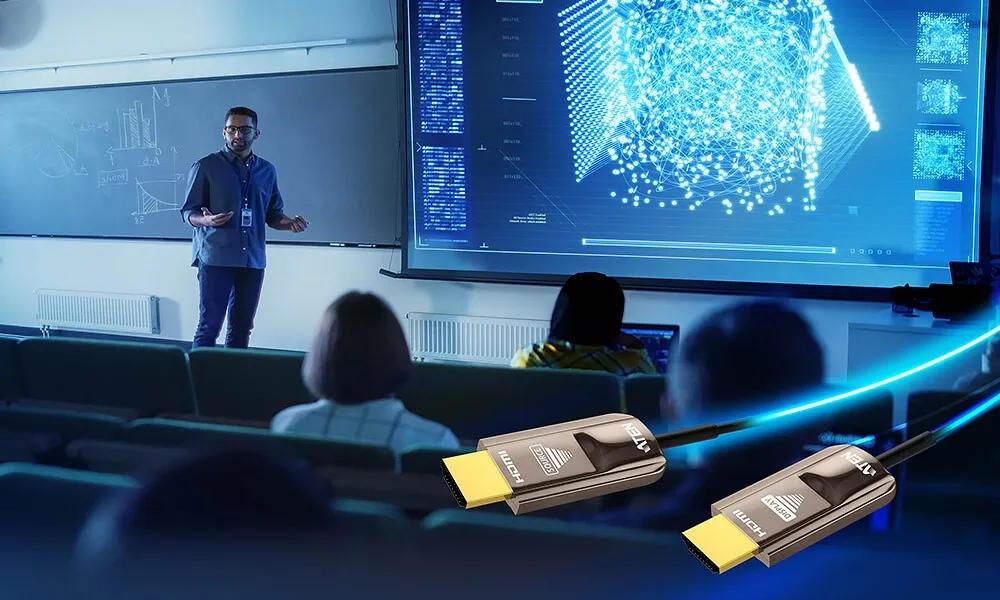 Активные оптические HDMI-кабели: где они действительно полезны в профессиональных AV-проектах, foto-1 Активные оптические HDMI-кабели: где они действительно полезны в профессиональных AV-проектах, foto-1