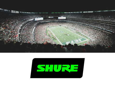 Shure обеспечивает иммерсивный звук на крупнейшей футбольной арене Shure обеспечивает иммерсивный звук на крупнейшей футбольной арене