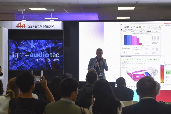 На стенде Hi-Tech Media,участника выставки Light+Audio Tec-2024, фото-8 На стенде Hi-Tech Media,участника выставки Light+Audio Tec-2024, фото-8