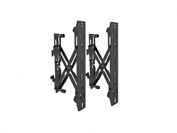 Выдвижной кронштейн для видеостен, серия Pro Series, сталь, длина 400 мм, максимальная грузоподъемность 30 кг, угол наклона + 0 ° / -3 °, 2 шт., черный