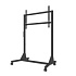 Мобильная стойка для ЖК-дисплея 55"-100" (до 130 кг), алюминий, черный цвет