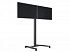 Мобильная стойка для 2-х ЖК-панелей 40-60", VESA 800x400, -5°+12°, до 2*50кг, черный