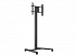 Мобильная стойка для ЖК-дисплея 55"-80" (до 60 кг), алюминий, черный цвет